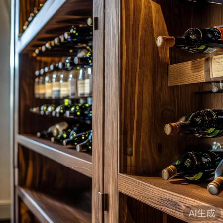 简约红酒柜，雅致展架