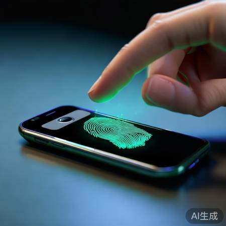 指纹采集成功，双指备用解锁。