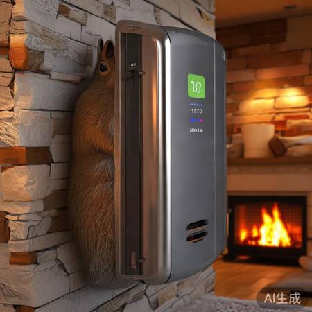 小松鼠壁挂炉，节能保温好。