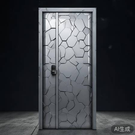 蜂巢设计防盗门，安全稳固美观