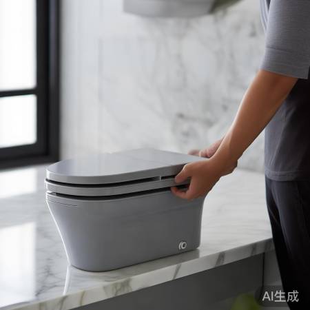 “智能马桶选灰色防水盒，尺寸宜
