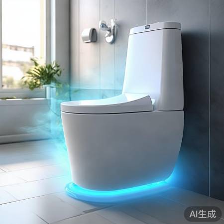 智能马桶，自动除臭，清新卫生。