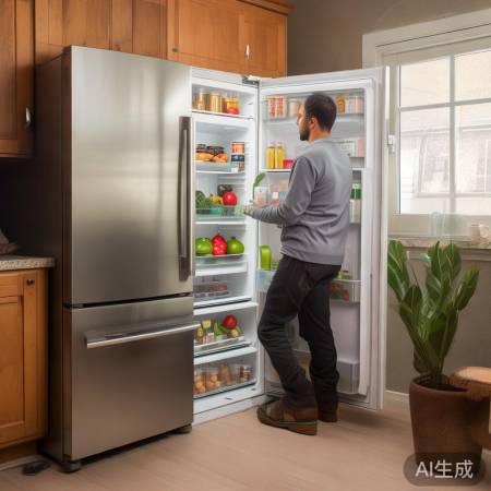 冰箱检查，整理空间防门闭