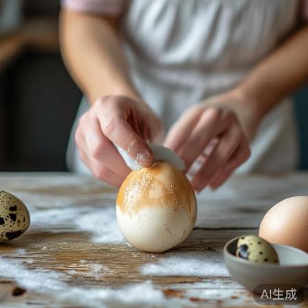 酒精棉球除蛋壳粘稠物
