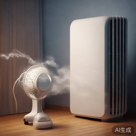 风扇空调对位吹,健康凉快不感冒