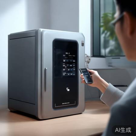 “小米保险柜:远程监控,安心锁
