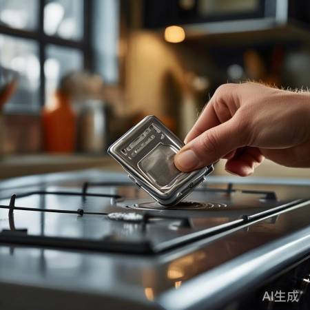 燃气灶电池盒检查与紧固