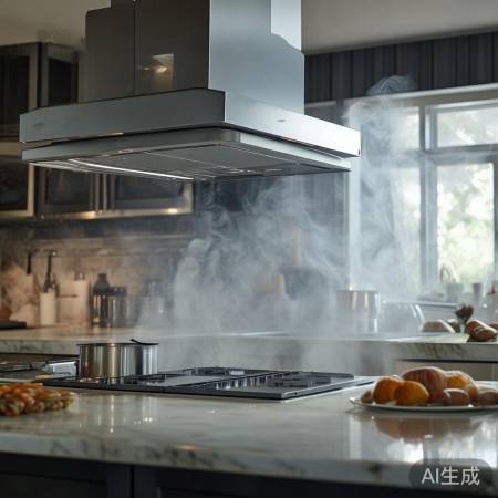 抽油烟机吸力不足，厨房油烟味浓