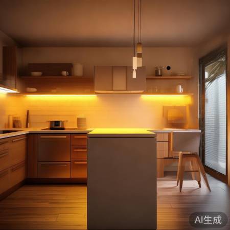 家居灯光，暖黄冷白随心切换