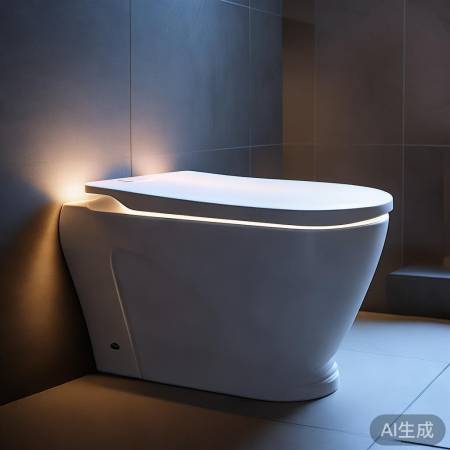 现代智能马桶，宽敞实用