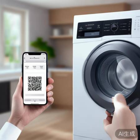 全自动扫码洗衣机，省心省力