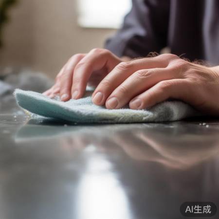 抹布中间擦拭防刮伤