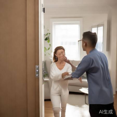 “王女士选口碑指纹锁安装”