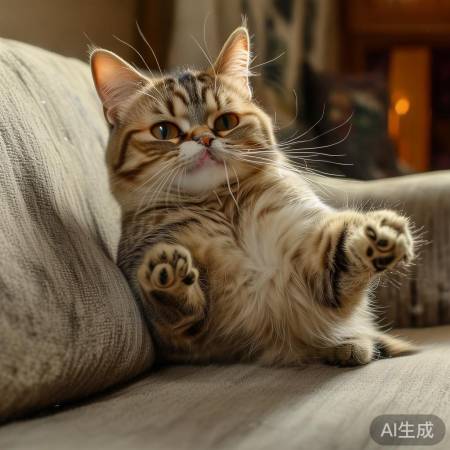 猫咪抓沙发,笑料百出