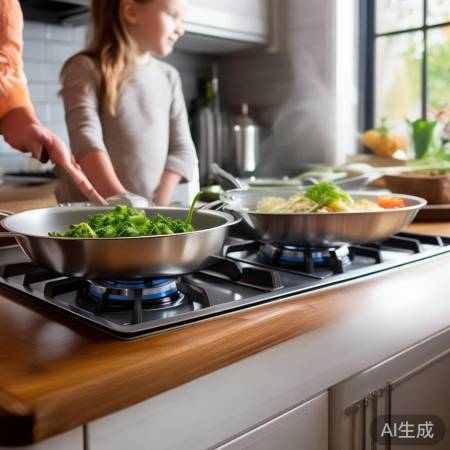 双头燃气灶：炒炖两不误