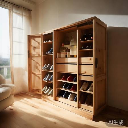 小户型鞋柜红酒柜，生活气息满满