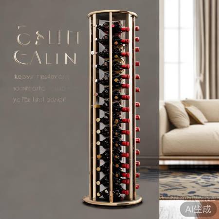 时尚圆柱红酒架，家居新选择