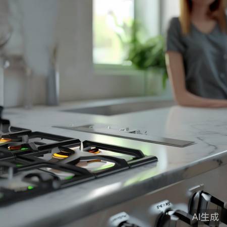 燃气灶Eco灯闪烁提示故障