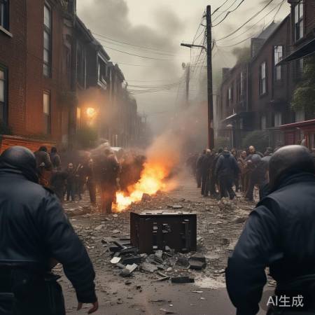 手雷保险柜爆炸，现场混乱