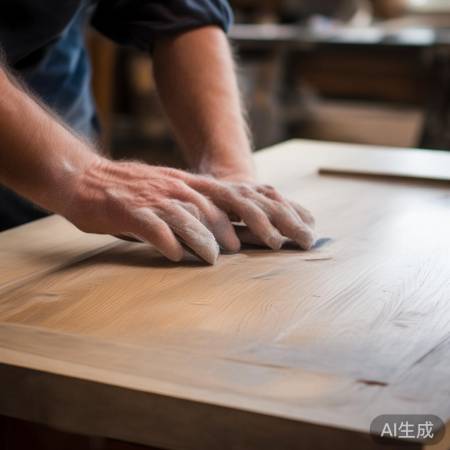 轻柔打磨门面，现金属光泽